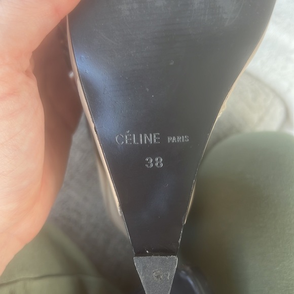 Celine wedge peep toe booties - Picture 6 of 8